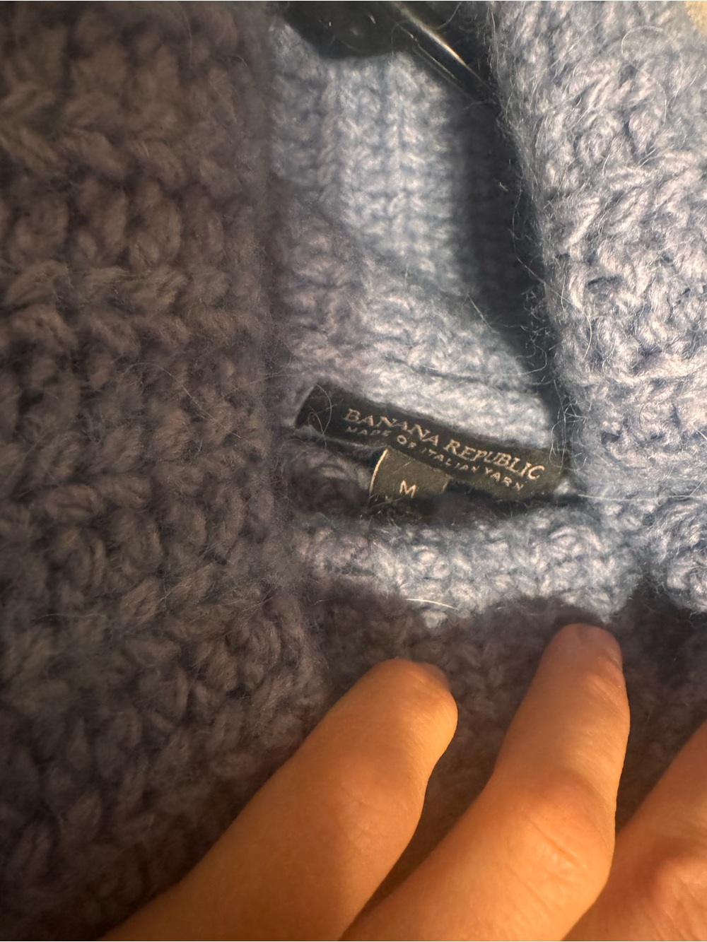 Banana republic merino wool blend sweater size m - Picture 3 of 4